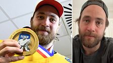 Viktor Hedman håller sitt VM-guld och drömmer om OS-guld när han, om skadefri, kan få spela sitt första OS i Cortina 2026