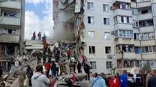Ukrainsk attack mot höghus i Belgorod