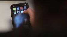 Telefon med sociala medier-appar