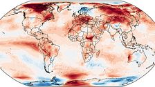 Temperaturavvikelse oktober 2023.