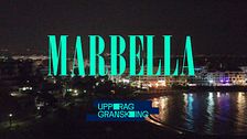 hamnen i Marbella nattetid