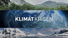 Följ SVT:s bevakning av klimatförändringarna och dess konsekvenser här.Bilder på regnskog, jordklotet, hav i Arktis. Texten ”Klimatkrisen”