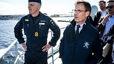 Kristersson (M) om ryska fartygen: ”Inget förvånande i detta”