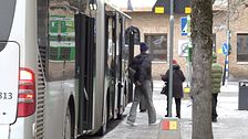 Stadsbuss i Växjö. Länstrafiken i Kronoberg.