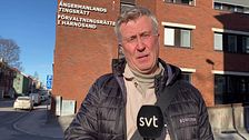 Patric Sellén framför Ångermanlands timgsrätt.