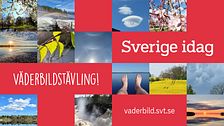 Väderbildtävling i Sverige idag – ladda upp din bild på sidan vaderbild.svt.se