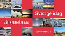 Väderbildstävling i Sverige idag