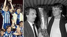 Se de ikoniska bilderna från IFK Göteborgs finalvinst i Uefacupfinalen 1982.