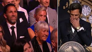 Henrik Lundqvist höll känslosamt tal då han valdes in till Hall of Fame