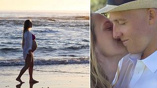 Hennes stora kärlek dog i cancer – nu är Charlotte gravid med sin döde mans barn