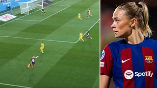 Fridolina Rolfö målskytt i Barcelonas storseger