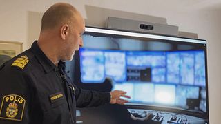 Härifrån styrs polisens övervakningskameror