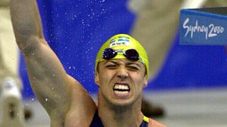 2000 simning: Lars Frölander vinner guld på 100 m fjäril