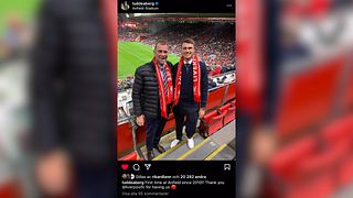 Ludvig Åberg om sitt besök hos favoritklubben Liverpool