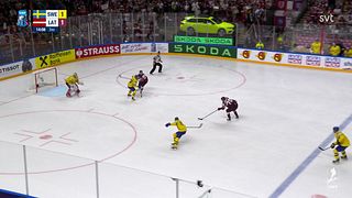 Se när Lettland tar ledningen med 2–1