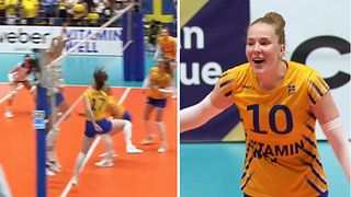 Sverige avgjorde efter dramatisk boll
