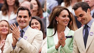 Här hyllas Roger Federer på Wimbledon