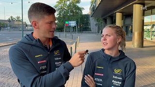 Jakob Rahm och Emilia Sjöstrand