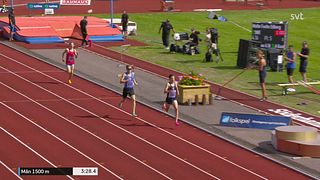Historiskt snabbt 1500m-lopp
