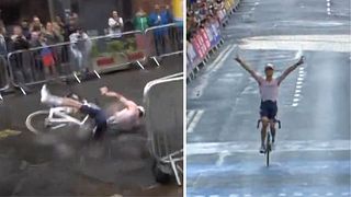 Mathieu van der Poel tog VM-guld i cykel – trots krasch