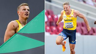 Larsson utslagen på 100 meter