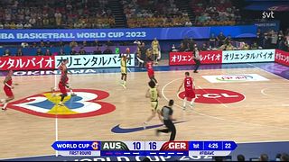 Här gör Patty Mills 13 poäng på tre minuter