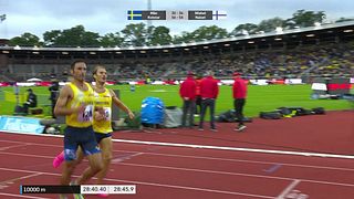 Två personbästa när Sverige tog trippel på 10 000 meter