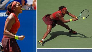 Här vinner Coco Gauff kvartsfinalen med sin tredje matchboll
