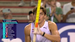 Armand Duplantis hoppade enkelt över 6,10 i Bryssel