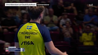 Se Truls Möregårdhs matchboll i matchen mot Österrike