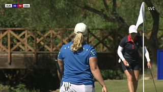 Hedwall sänker lång birdieputt