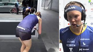 Tove Alexandersson stod för miss med två kontroller kvar – slutade sjua i sprinten