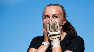 Thea Löfman förbättrade sitt eget svenska rekord i slägga