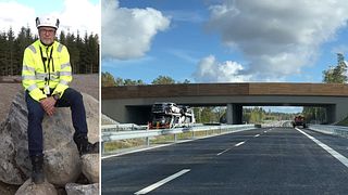 Faunabron över E18 klar – ska minska viltolyckor: ”Djuren lär sig hitta hit”
