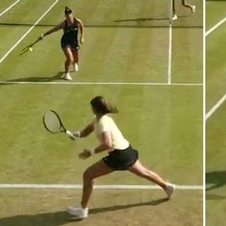Tennisstjärnan Ingrid Martins gör en oväntad räddning.