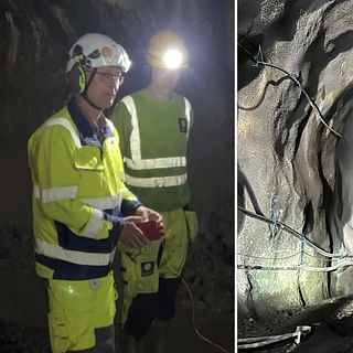 Sista salvan sprängd i Varbergstunneln