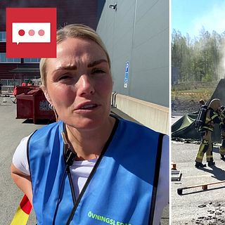Katastrofövning i Östersund – många skadade