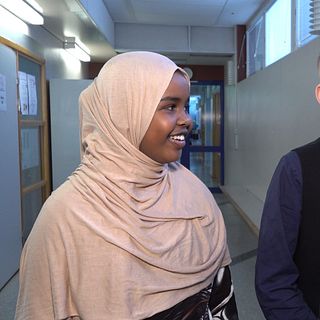 Salma och Maximilian prisades när Västra Engelbrektsskolan i Örebro fixade Nobelfest