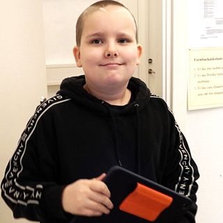 Loke hittade ett eget sätt att kommunicera