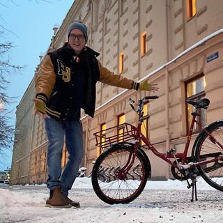 Andreas cykel stals – hittades tack vare sociala medier
