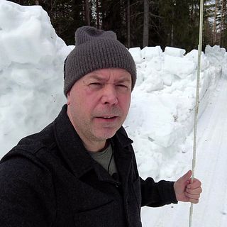 Så mycket snö ligger kvar efter den sega vintern