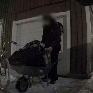 Tjuven i Haparanda fyller skottkärran med stöldgods