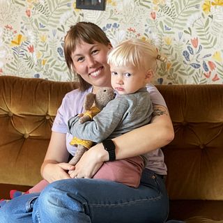 Linnea Rydenfalk födde sin dotter i hemmet