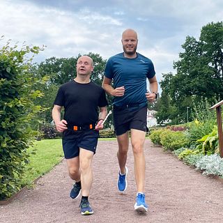 Daniel är blind – springer sitt första maraton