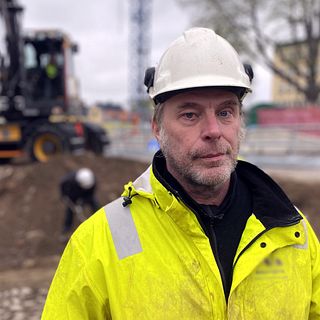 Arkeologisk utgrävning vid Gävlekajen