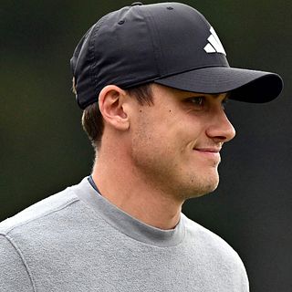 Ludvig Åberg sätter sin första birdie på PGA-touren