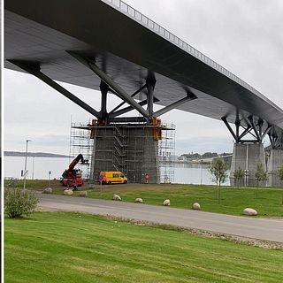 Sundsvallsbron lyfts 10 millimeter
