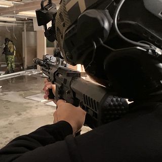 Ödehus blir episk spelplats för airsoft-entusiaster i Sundsvall