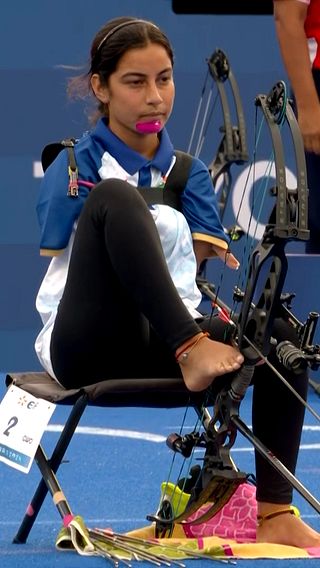 Indiens Sheetal Devi har blivit en internetsensation under Paralympics