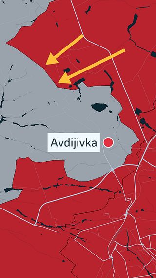 Massiv rysk framryckning